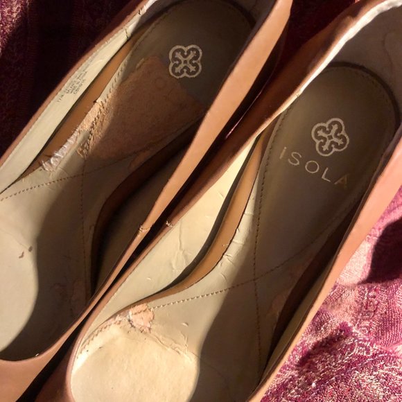 ISOLA ROSALIE PUMP.  Color: Cognac  Sz: 7.5 - Picture 6 of 11